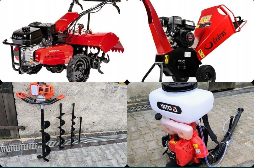 Glebogryzarka/wiertnica/opryskiwacz spalinowy/Rębak