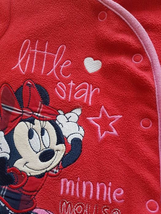 Pajacyk kombinezon piżamka Myszką Miki Mickey Mouse 62 68
