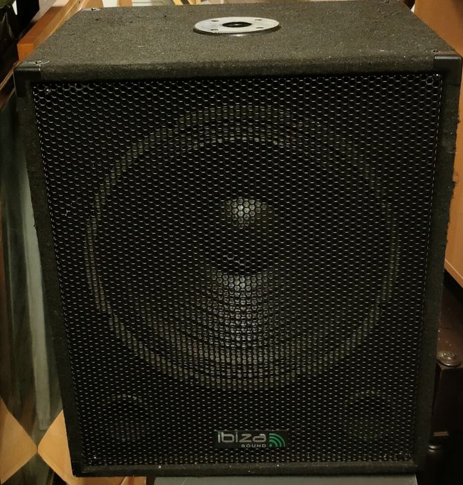 Coluna Ibiza sound 2x amplificada 800w