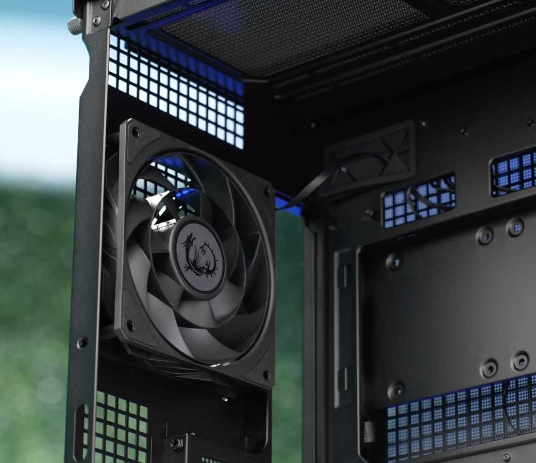 Caixa MSI MPG Velox 300R PZ Preta Nova