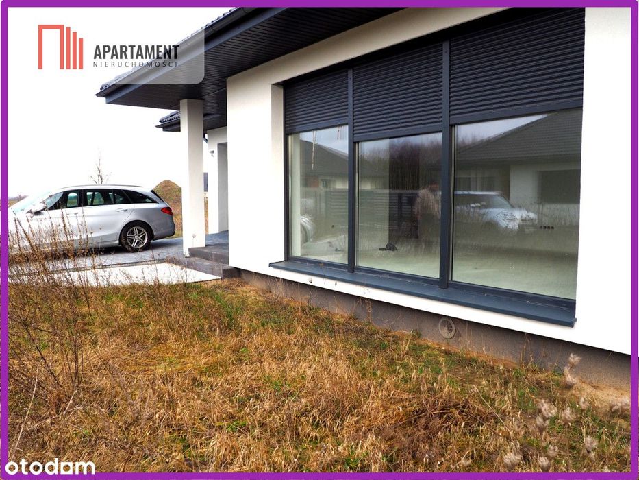 Nowoczesny dom z pompą ciepła