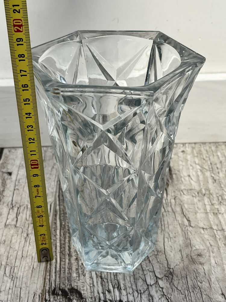 Хрустальна ваза для квітів висотою 17см(СССР)