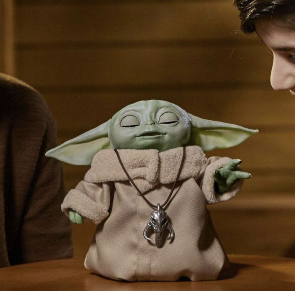 Star Wars-Baby Yoda Animatronic Hasbro - NOVO EM CAIXA - 25 cm