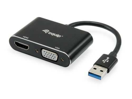 Equip USB 3.0 to HDMI/VGA Adapter