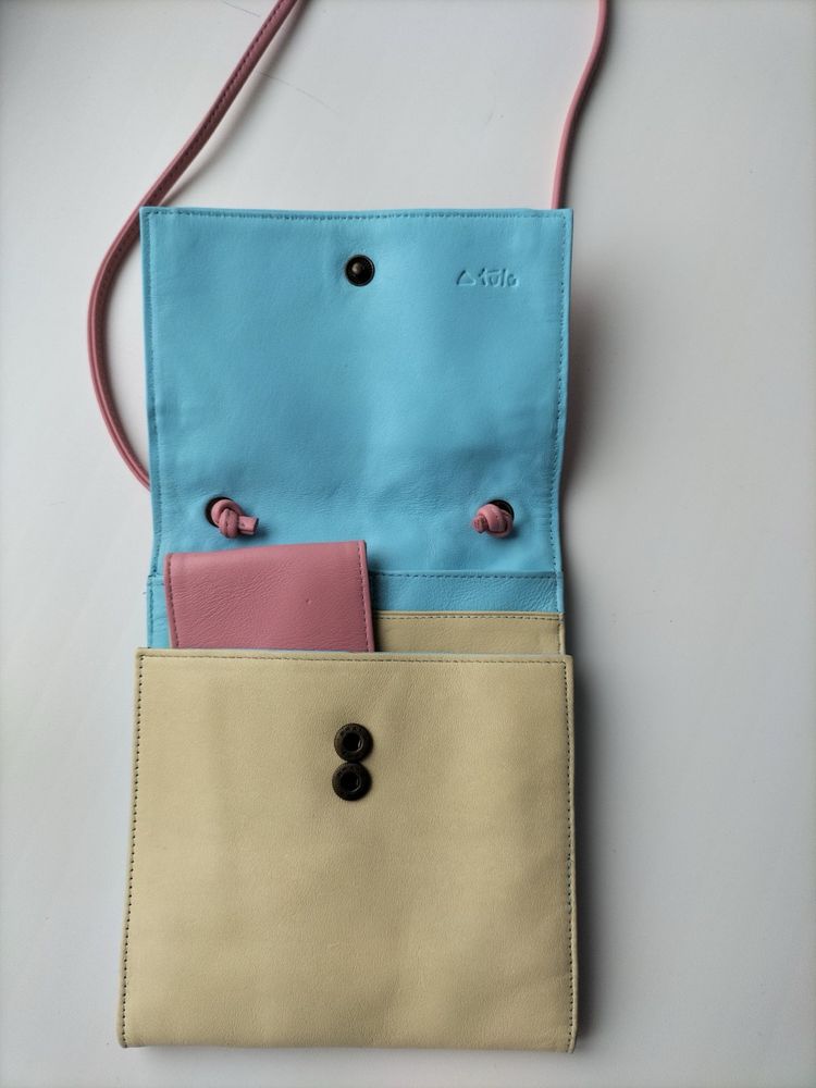 Шкіряна фірмова багатофункціональна сумка гаманець Tula!
