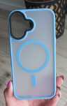 NOWE niebieskie etui plecki obudowa iPhone 16 Case