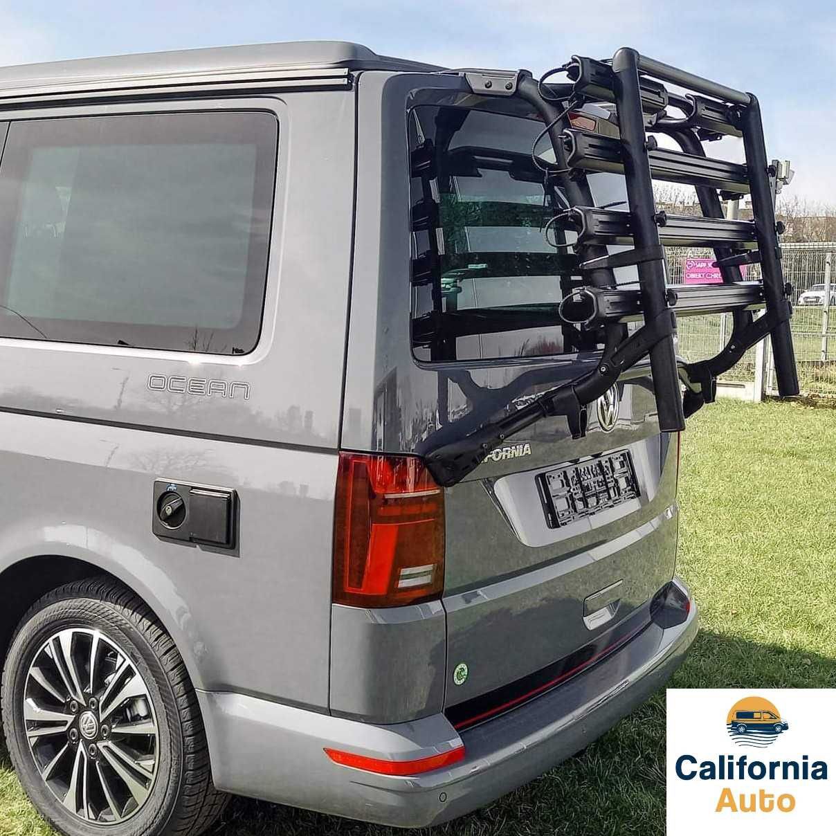 Czarny bagażnik rowerowy Volkswagen multivan vw california T5 T6 T6.1