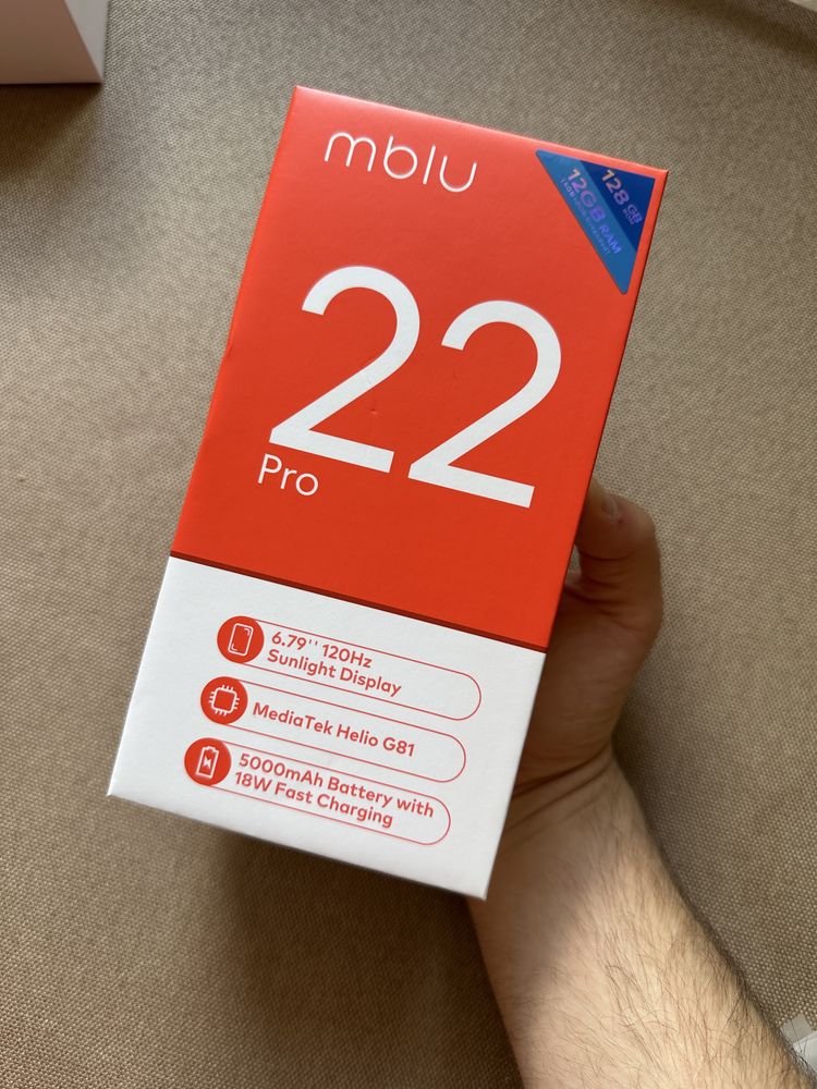 Meizu mblu 22 Pro - 12/128 Гб, Android 15, 120 Гц, 5000 мАг