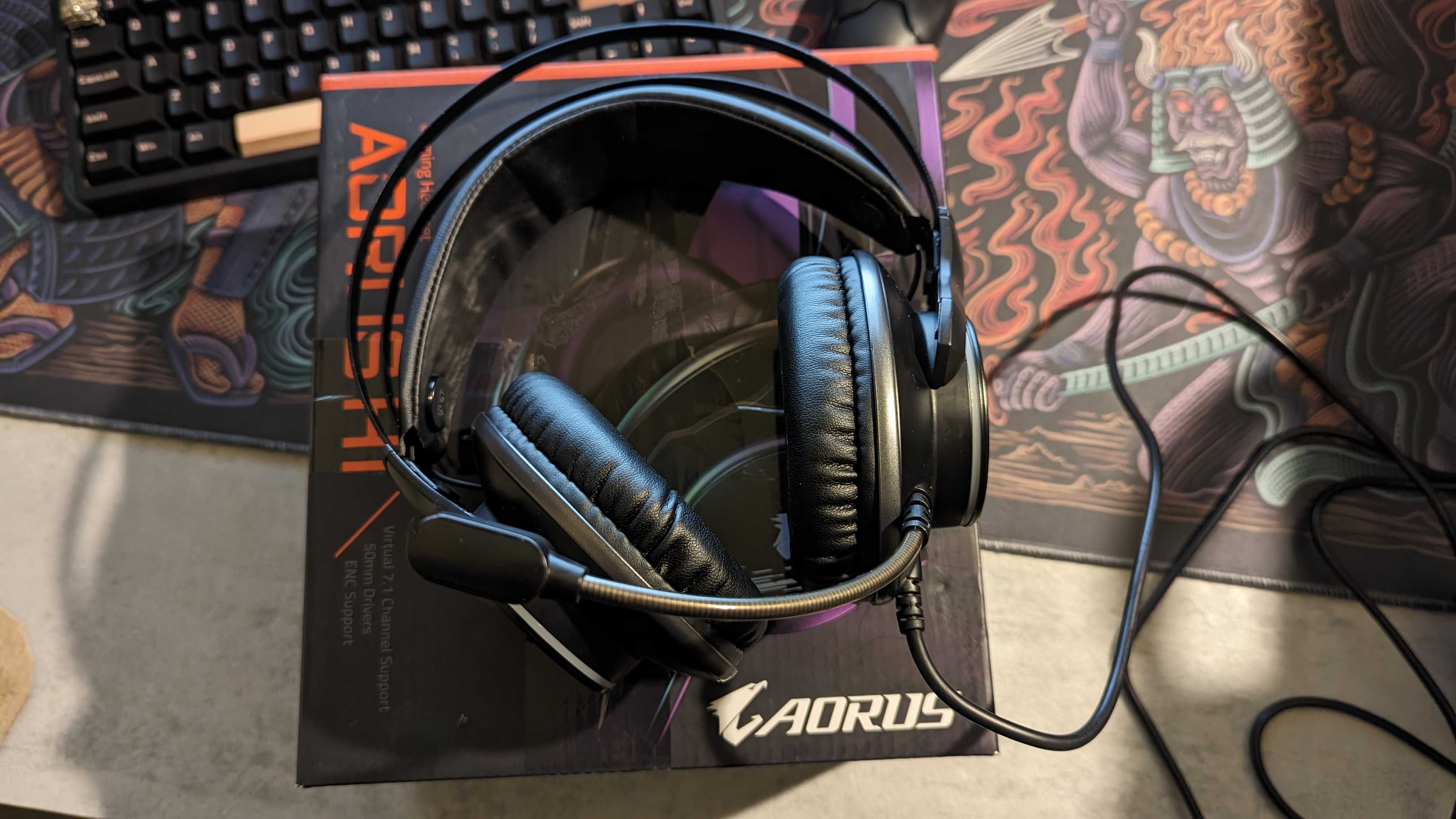 Навушники ігрові GIGABYTE AORUS H1 Razer гарнітура ігрова HyperX JBL