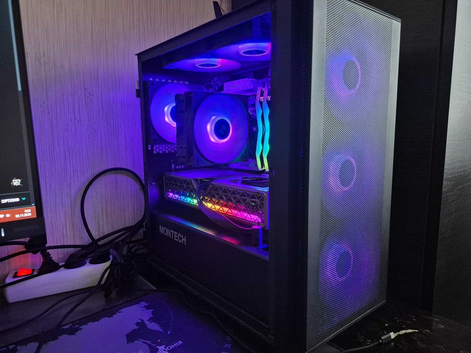 Потужний ігровий ПК R5 7500F + RX 9060 XT 16gb + 32 gb DDR5 6000 cl30