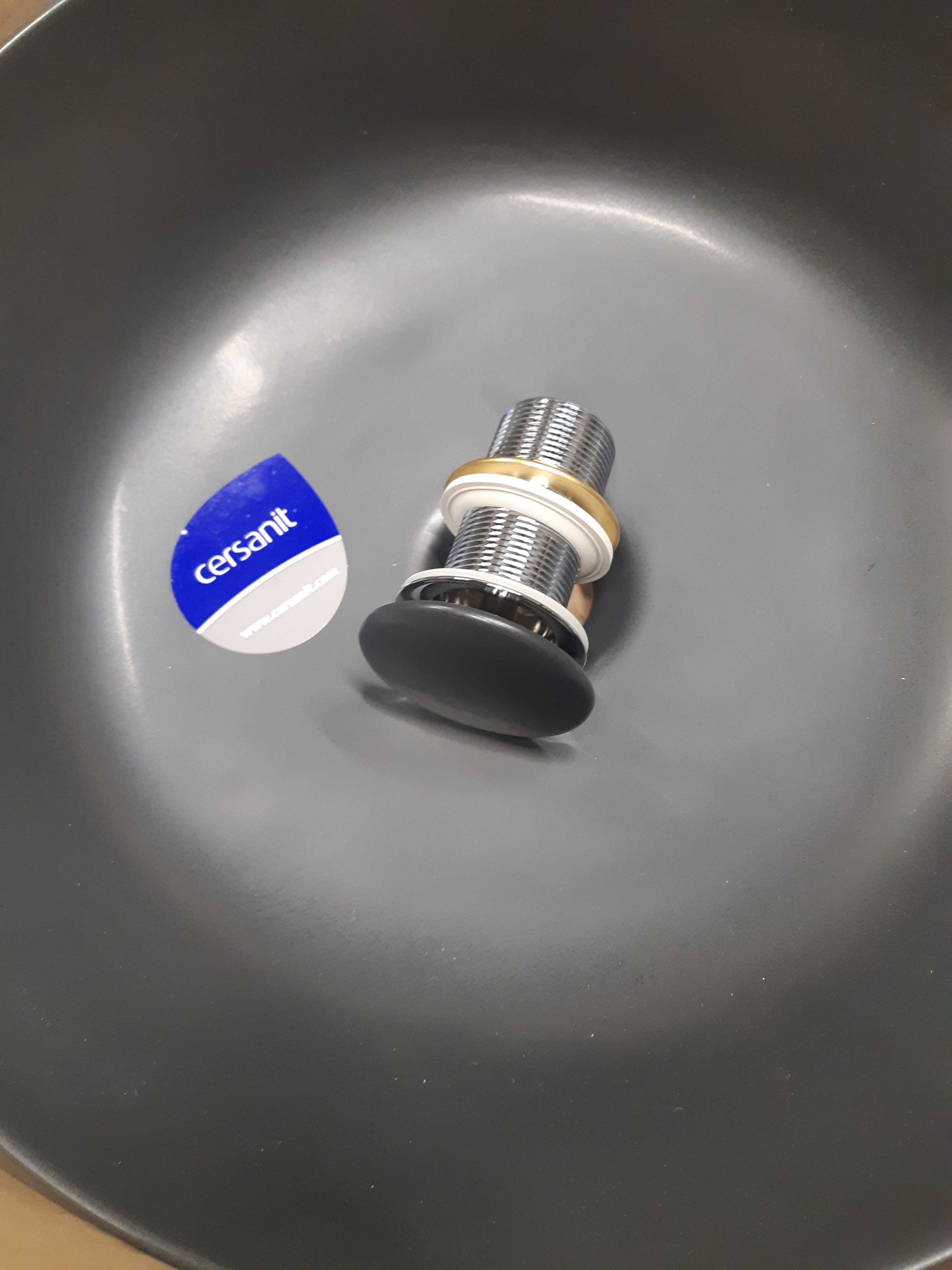 Umywalka Cersanit Larga antracyt K677-019
