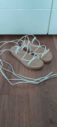 Nowe sandały damskie Cuccoo wiązane na rzemyki rozmiar 38
