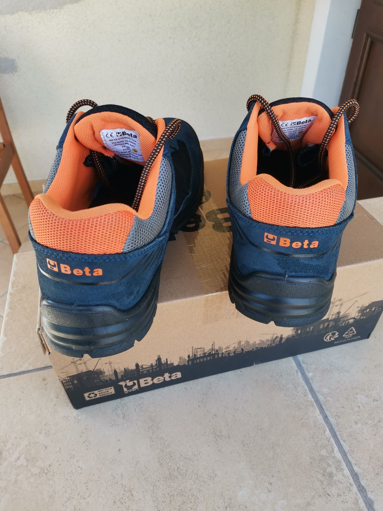 Buty robocze zamszowe przewiewne BETA S1P nr44 Jak Nowe