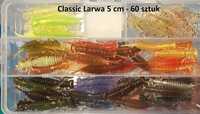 Classic Larwa 50 mm 5 cm 0.5 g - 60 sztuk 30 kolorów larwa