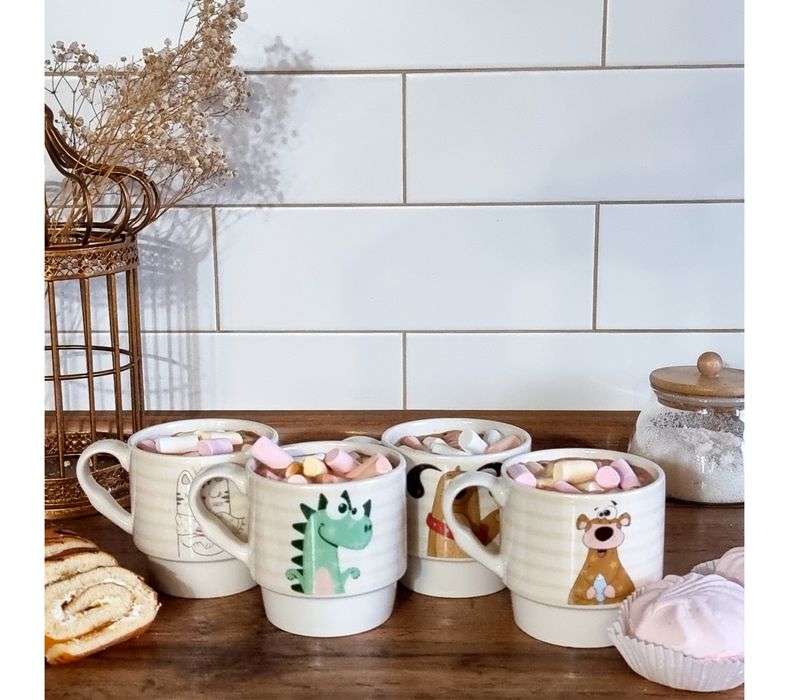 Набір чашок 4шт 320мл