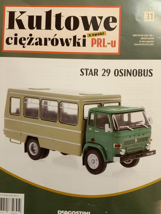 Kultowe ciężarówki PRL deagostini Star 29 Osinobus nr.31