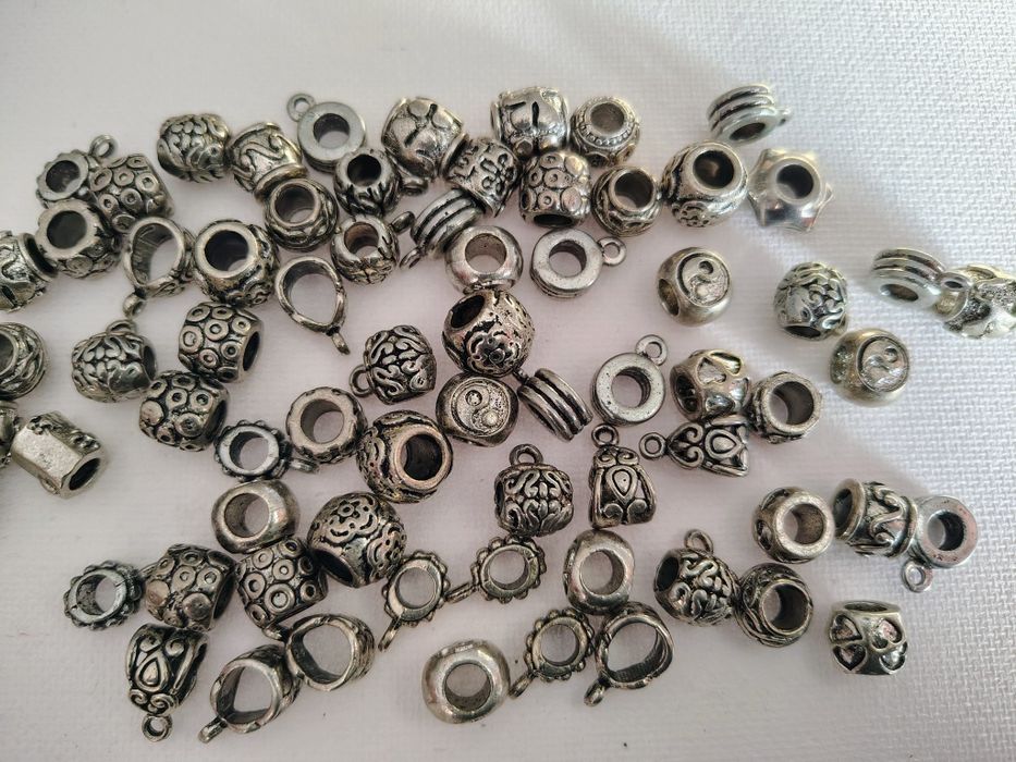 Sprzedam koraliki metalowe do bransoletek