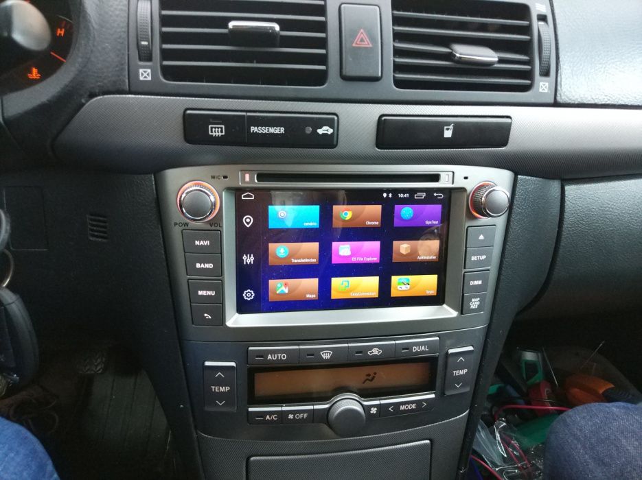 Auto Rádio Toyota Avensis 2003 a 2007 GPS DVD Bluetooth Android