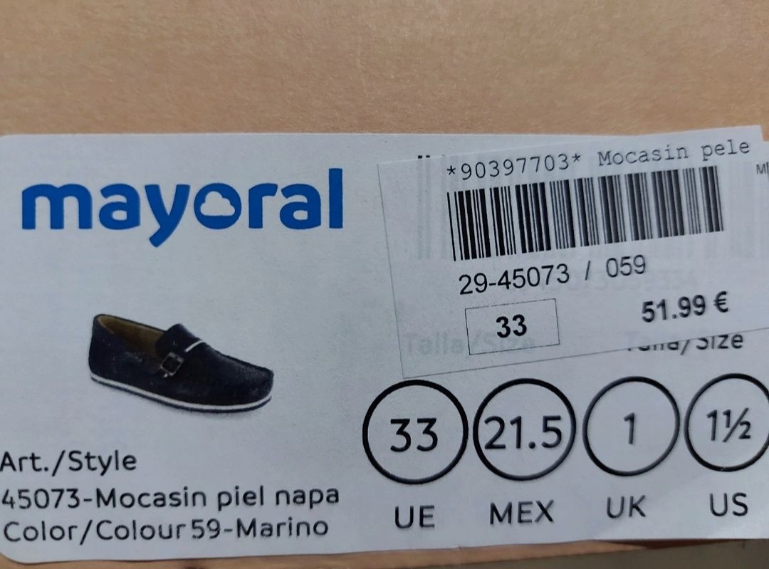 Sapatos Azuis da Mayoral, usado para Primeira Comunhão