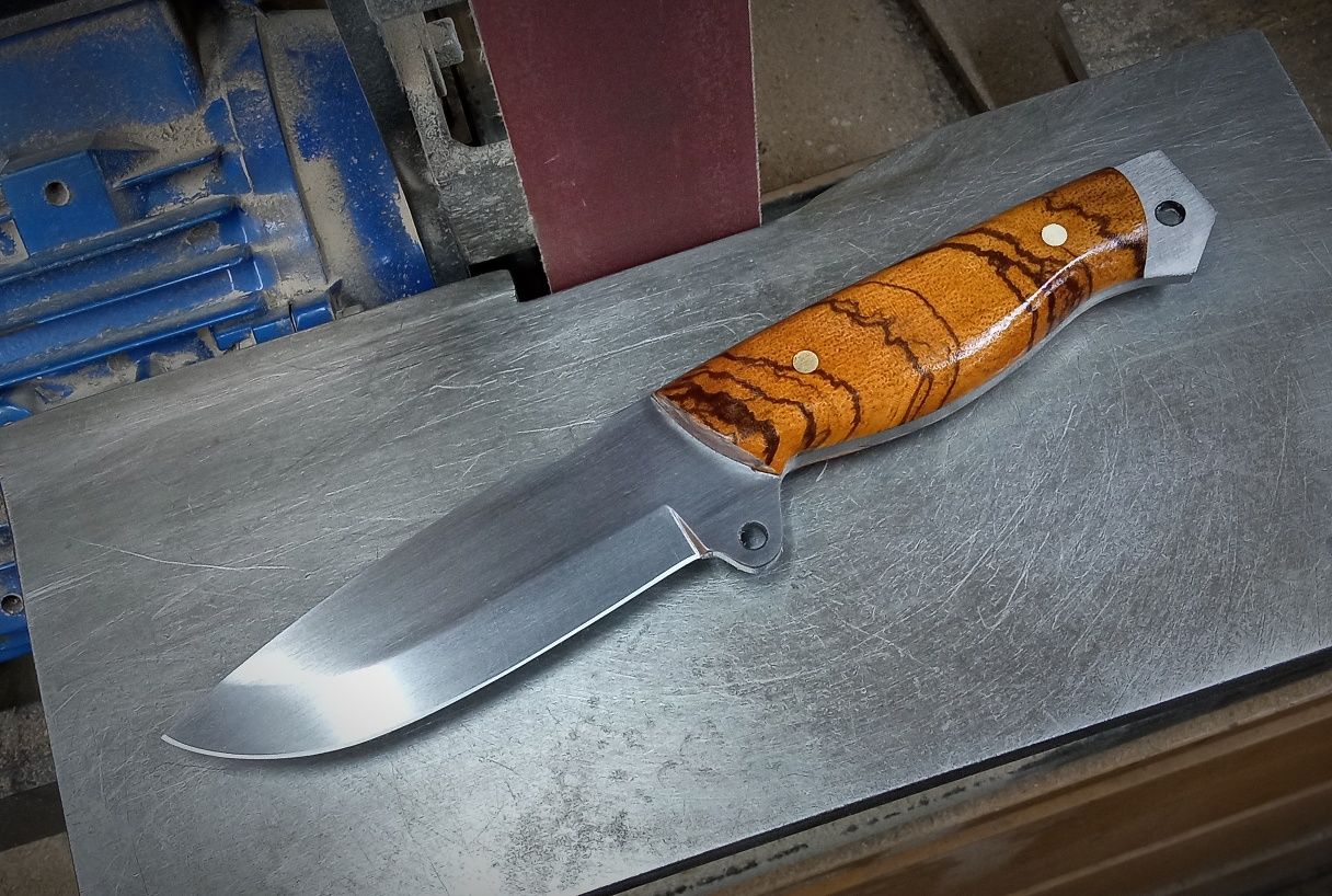 CRK Xcut Zebrano Satyna Nóż Ręcznie Robiony Bushcraft Custom