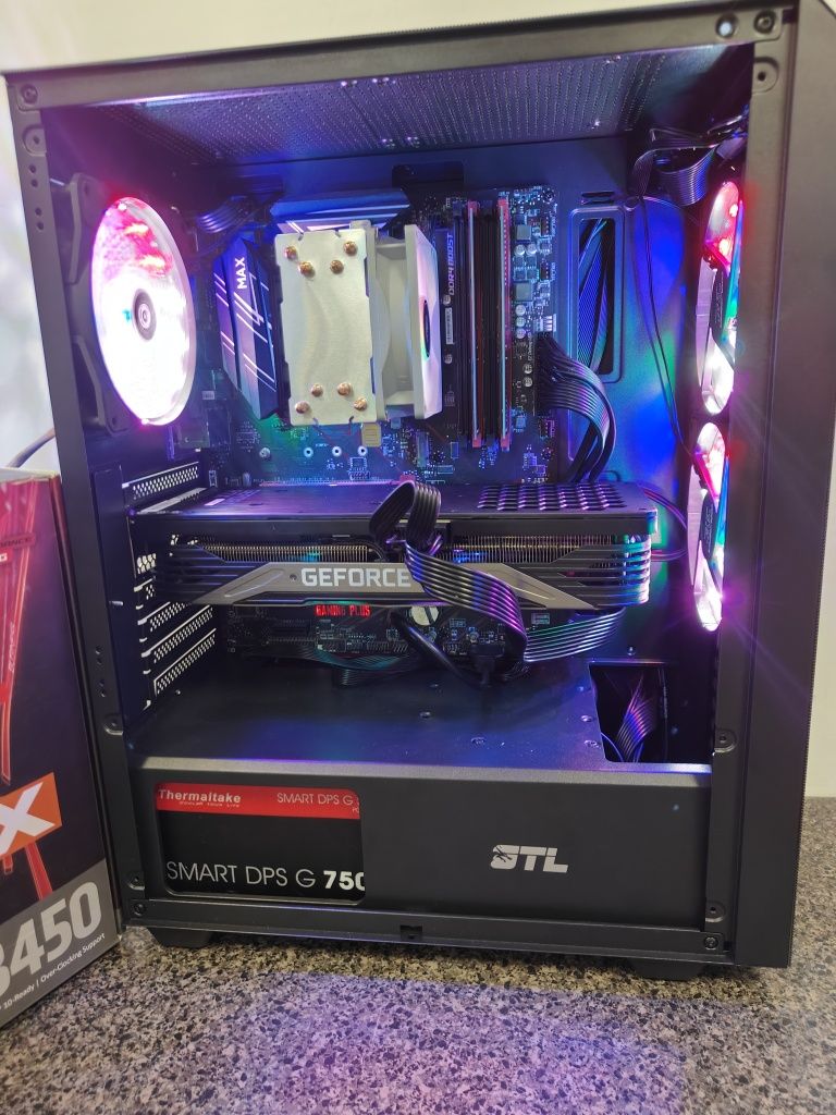 Гарантия!Игровой ПК Ryzen 5 5600/RTX 3070-8Gb/DDR4 16Gb/SSD 500Gb
