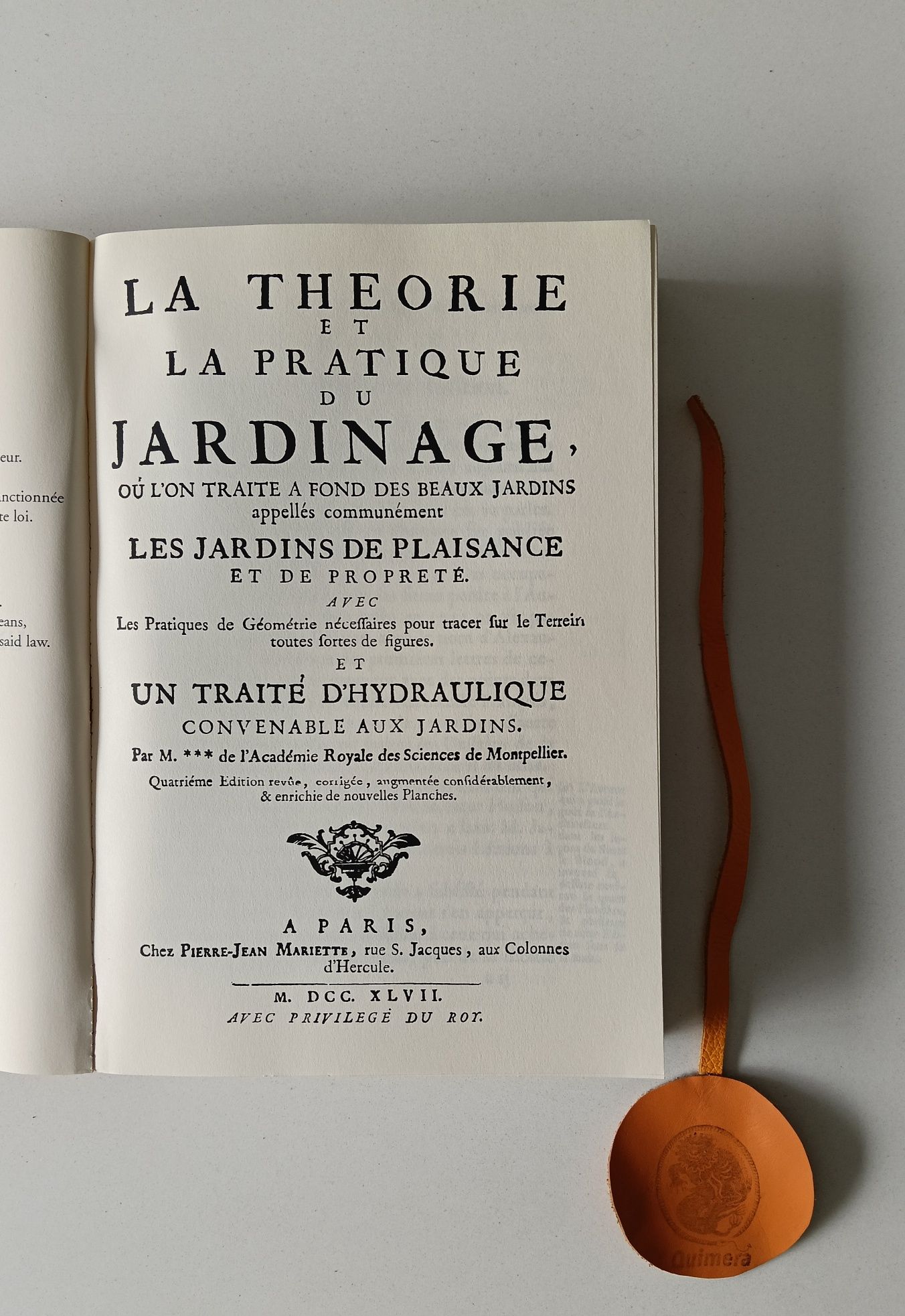 La theorie et la pratique du jardinage