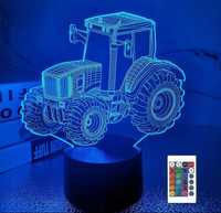 lampa led 3d traktor - ciągnik dekoracyjna