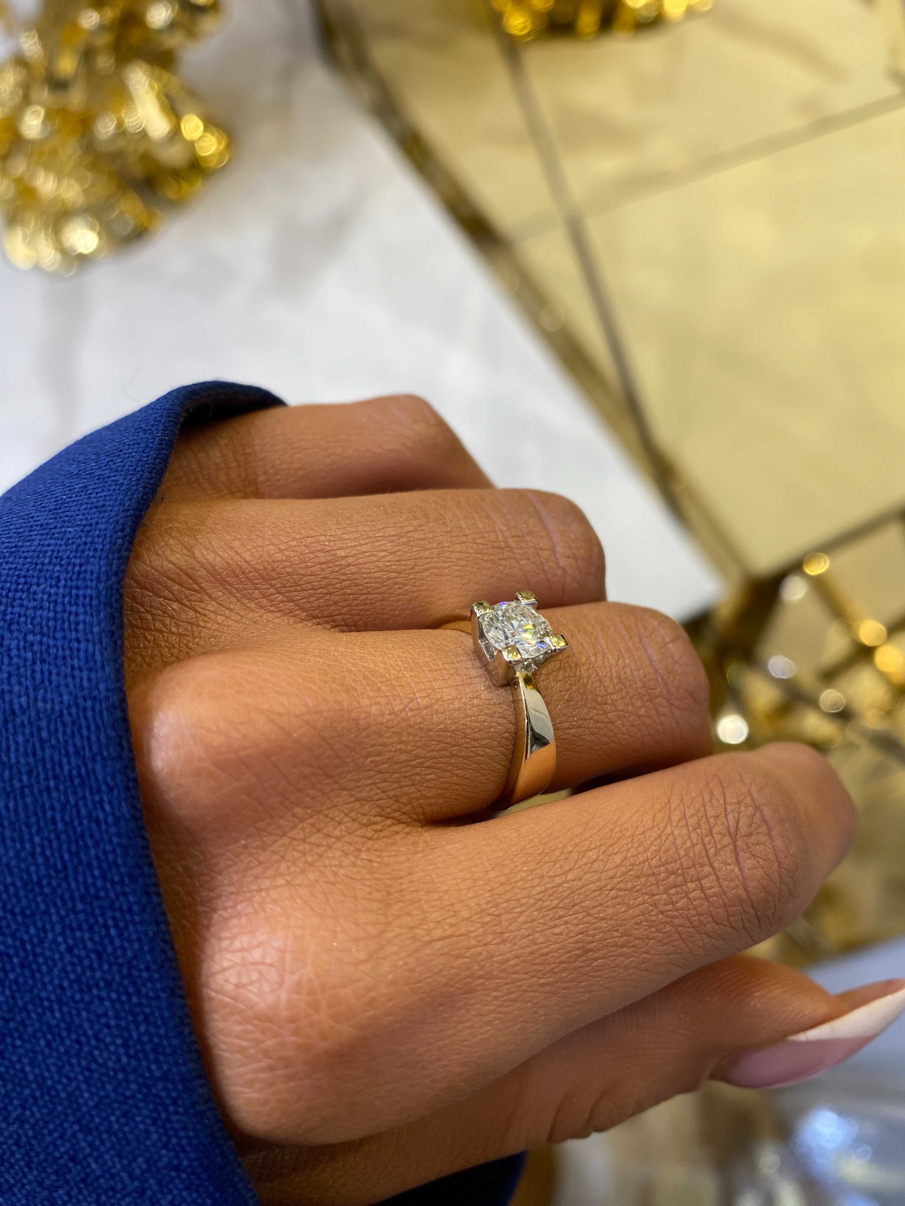 Pierścionek z diamentem naturalnym 1.03 ct