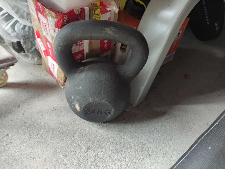 Kettlebell żeliwny żeliwne 8kg 12kg 16kg 20kg 24kg Obciążenie Odważnik