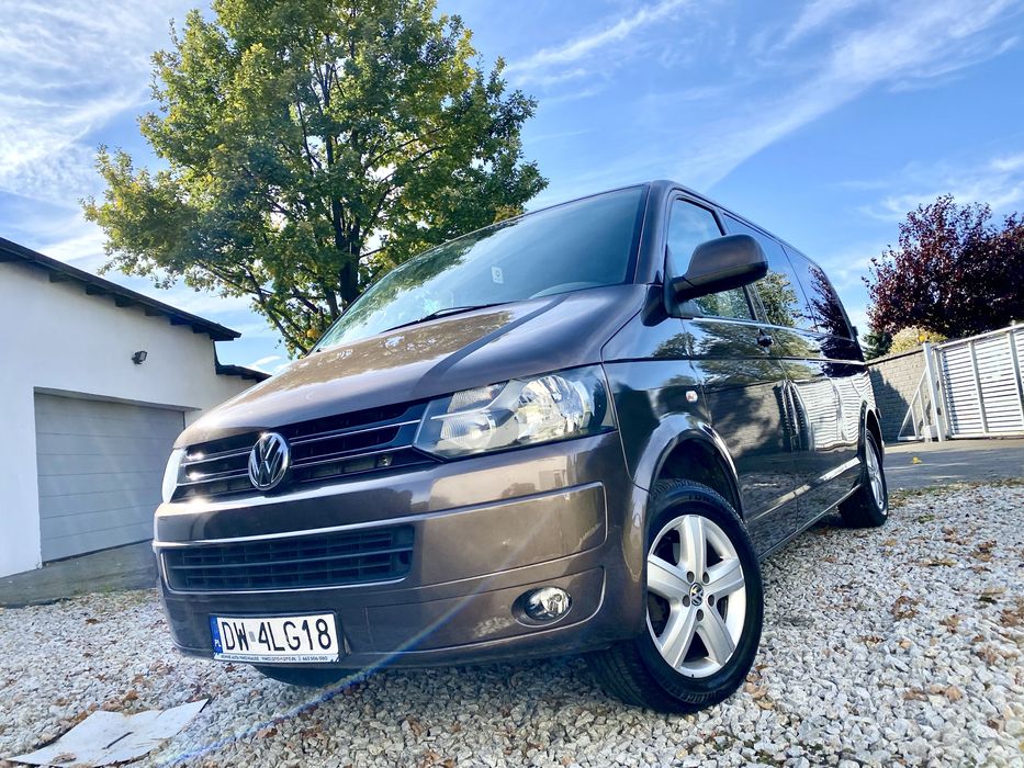 Doinwestowany T5 transporter jak Caravelle automat vat 1 long Polecam