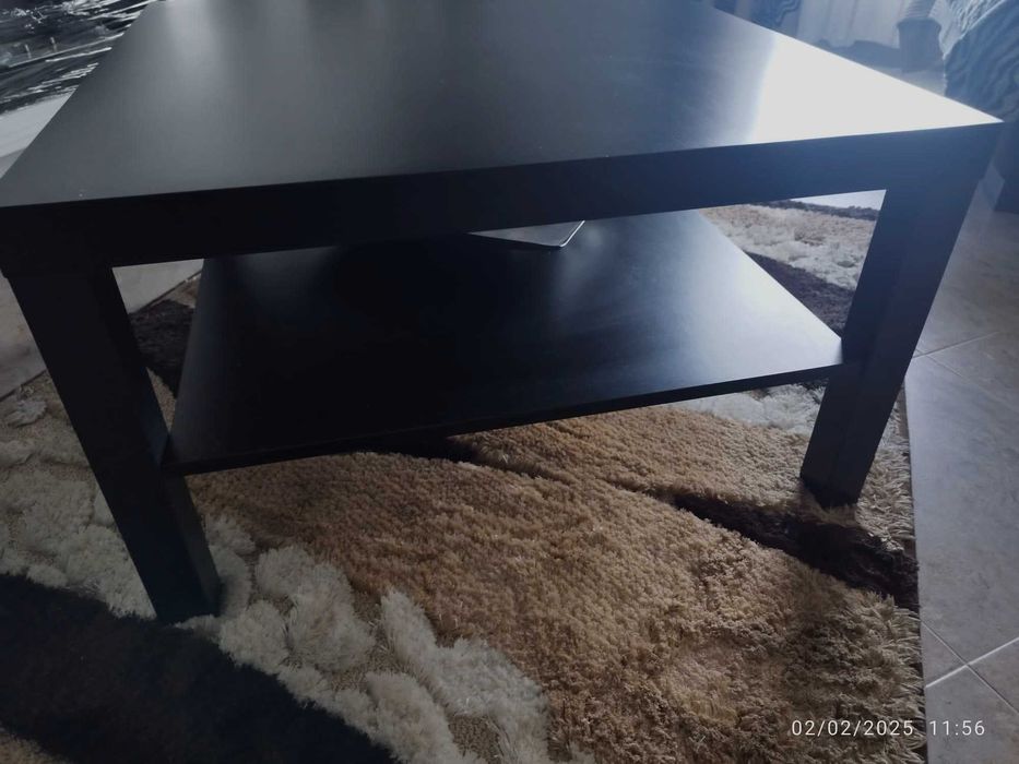 Mesa de centro de sala de madeira Nova Sem uso