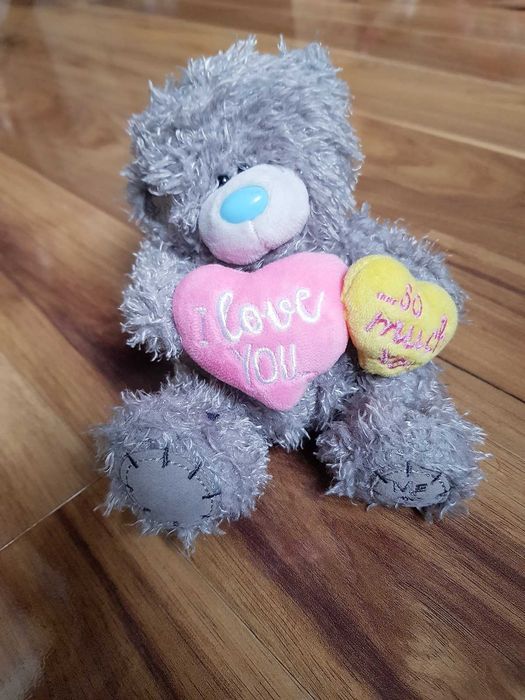 Szary miś Me To You I Love You So Much Tatty Teddy Bardzo Cię Kocham