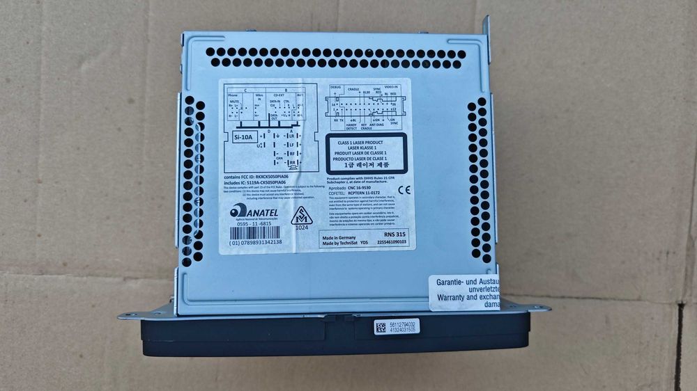 Radio Nawigacja RNS315 KOD VW Golf Touran Tiguan Caddy Transporter T5