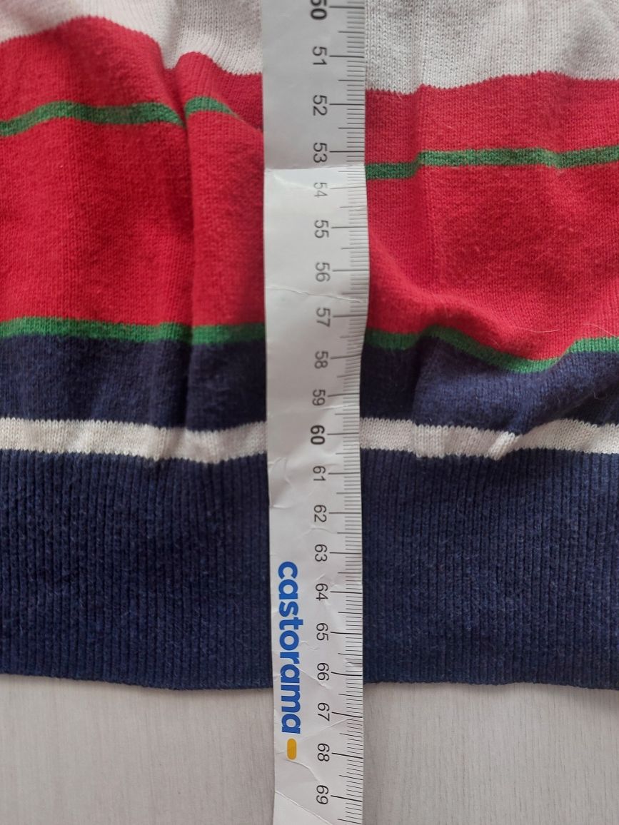 Kolorowy sweter w paski Fynch Hatton, sweter bawełna premium