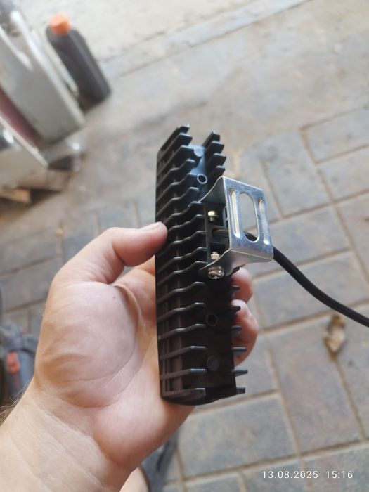 Мото Фара 18w, кріплення мото фари