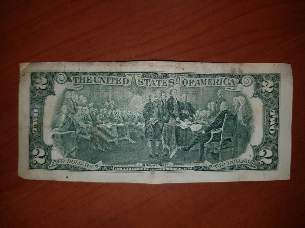 Купюра 2 доллара США 2003 год I