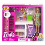 Zestaw Barbie wymarzona spiżarnia 30 elementów duży zestaw na prezent