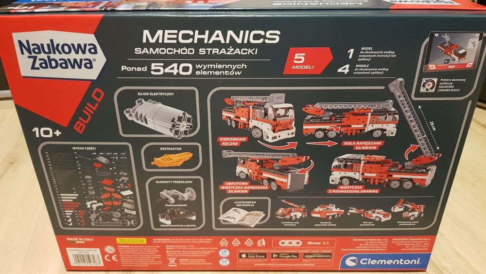 Klocki straż Clementoni technic