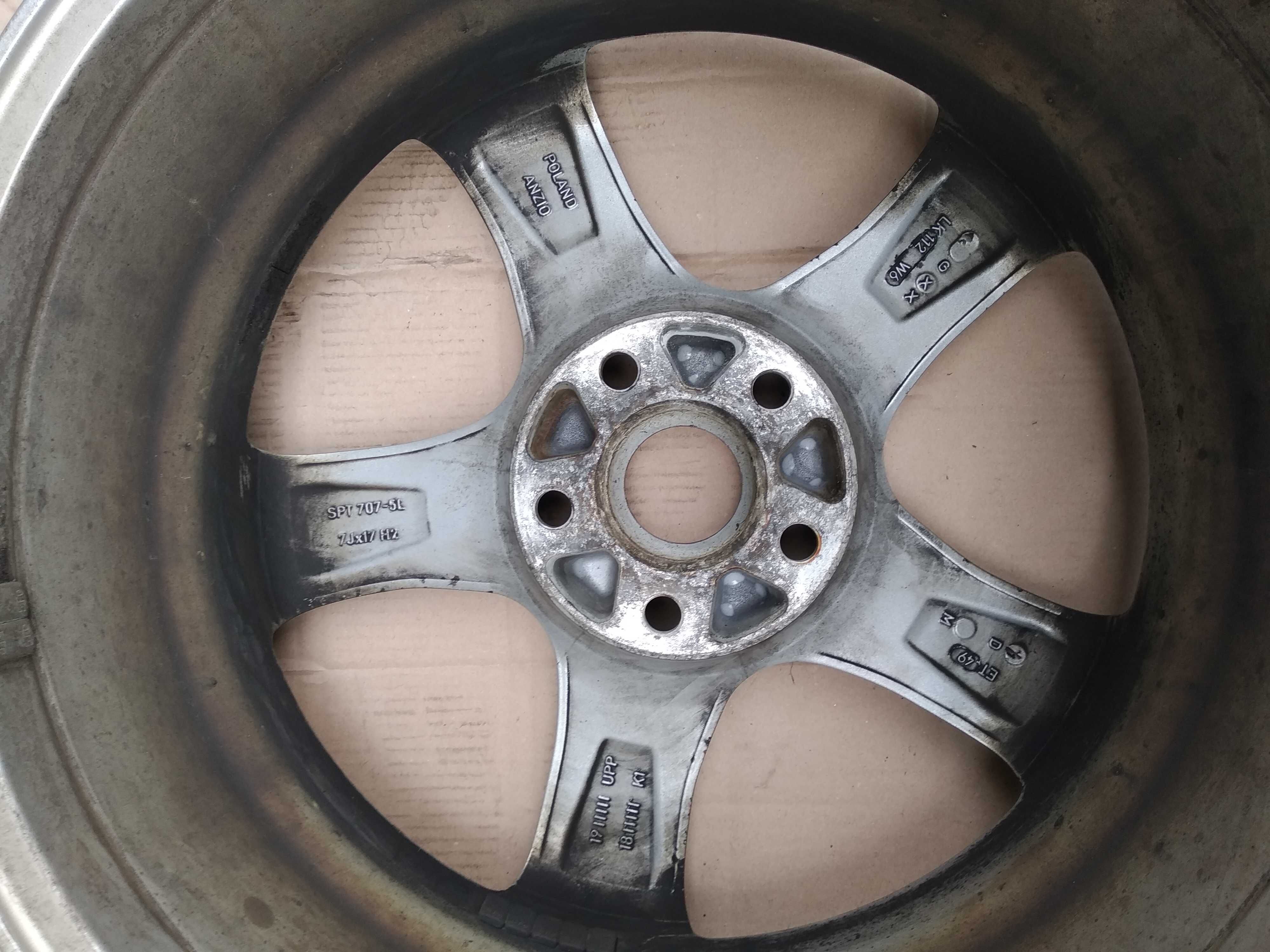 felga aluminiowa Anzio 7x17  ET 49  KBA 51989   5x112