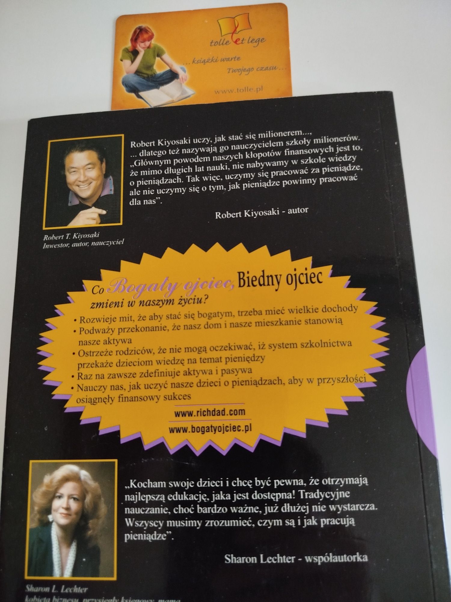 Bogaty ojciec, biedny ojciec Kiyosaki

Robert T. Kiyosaki, Sharon L. L