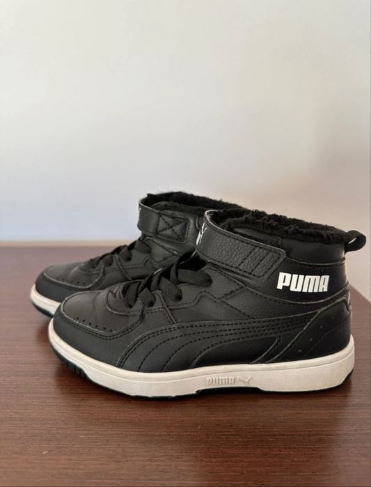 Buty dziecięce Puma Rebound ocieplane futerkiem. r. 32, 19 cm