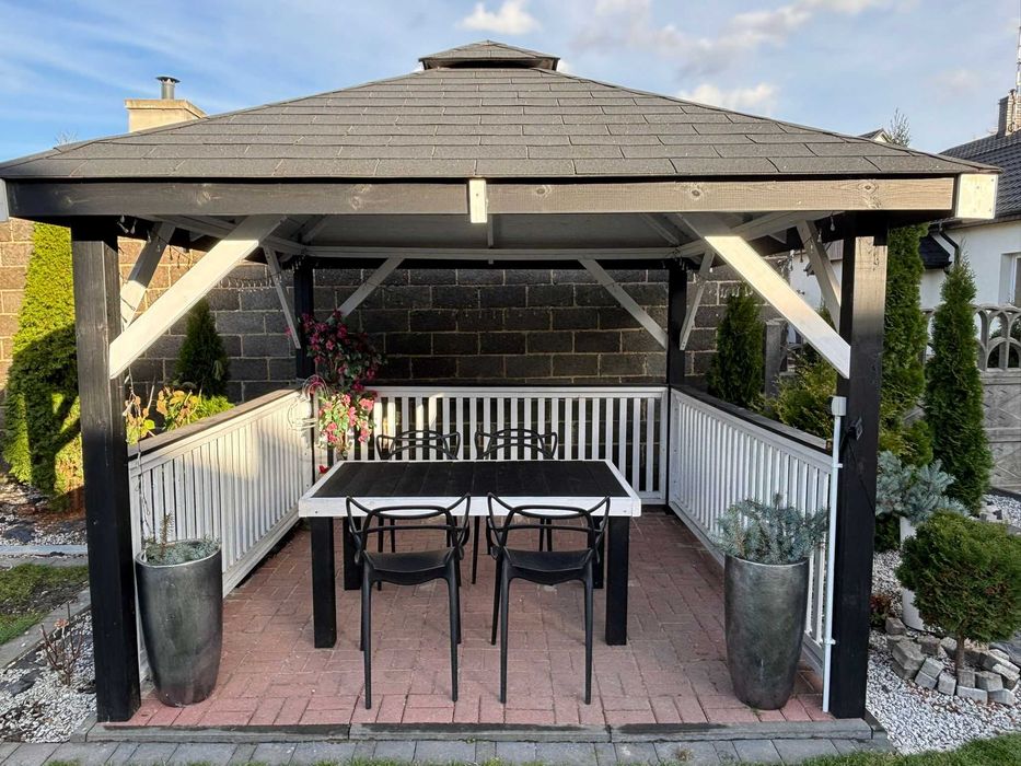 Altanka ogrodowa Altana drewniana 3x3 Stół gratis!