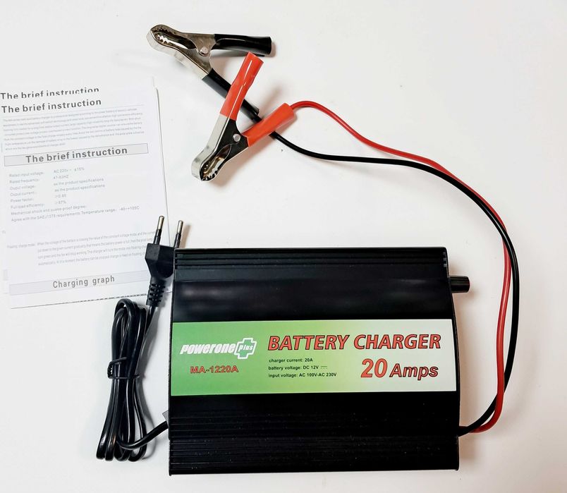 Зарядний пристрій для автомобільного акумулятора 12 V 6 А  10A 20А