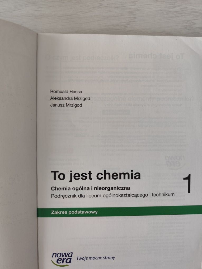 to jest chemia 1