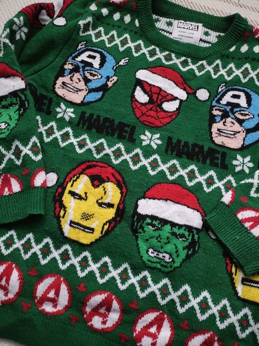 Sweterek świąteczny Marvel