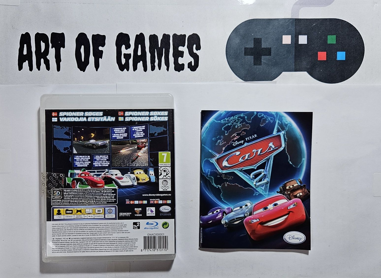 Gra Auta 2 Cars 2 Ps3 Playstation 3