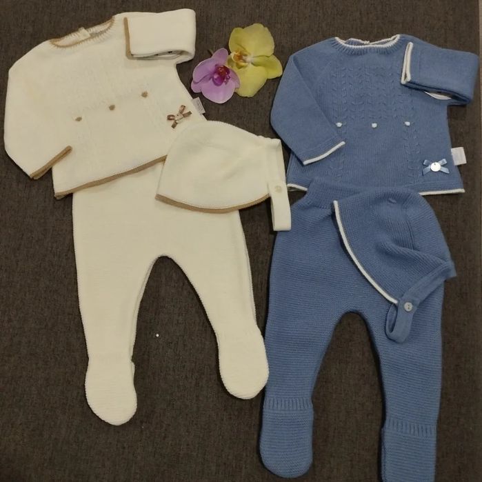 Babygrow e conjuntos de 3 peças