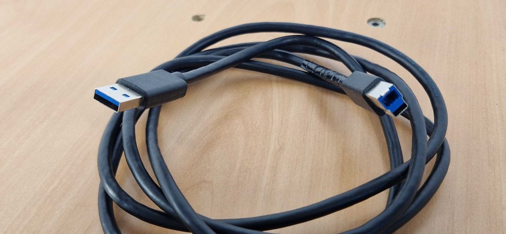 Cabo USB-A para USB-B 3.0 | 1,8m |para Ligação de Impressora a PC