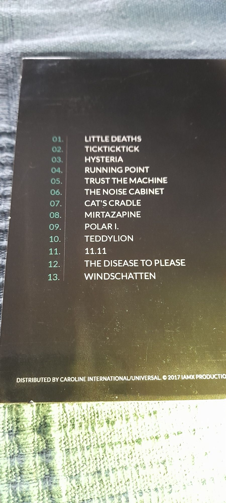 IAMX - Unfall - cd 2017