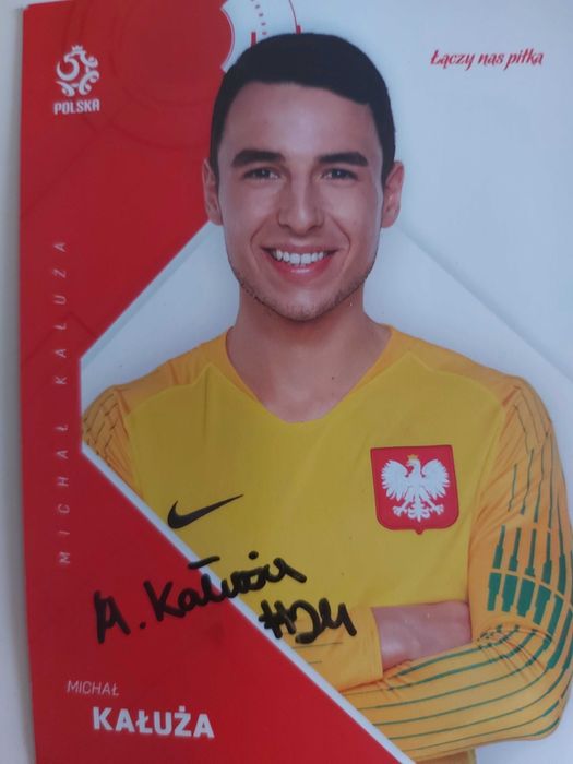 Autograf bramkarza reprezentacji Polski